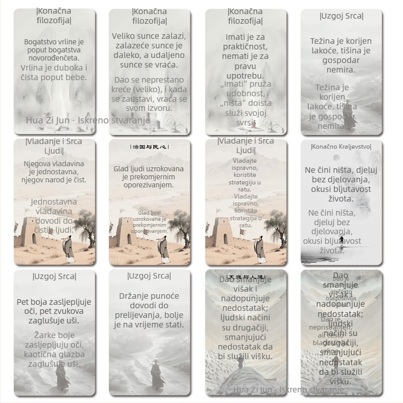 55 malih kartica Tao Te Ching – inspirativna mudrost za jasnije razmišljanje i osobni razvoj