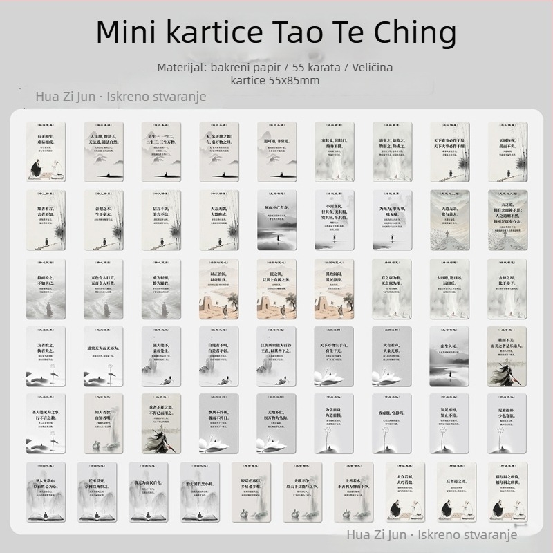 55 malih kartica Tao Te Ching – inspirativna mudrost za jasnije razmišljanje i osobni razvoj