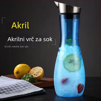 Akril džbán za sok i vodu, za bar, velika kapacitet, otporan na visoke temperature, debeli plast