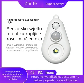 Senzorsko LED osvjetljenje vitrine za figurice, punjivo USB napajanje, bez kablova, ugrađena baterija, dimenzije 68×40×20 mm