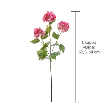 Umjetne hortenzije u mliječnoj boji za svadbenu dekoraciju