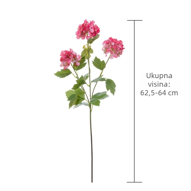 Umjetne hortenzije u mliječnoj boji za svadbenu dekoraciju