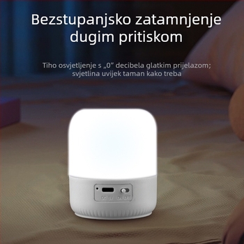 Višefunkcionalna LED noćna lampica s zaštitom očiju, USB napajanje, dodirni prekidač, noćni ormarić, mekano ambijentalno osvjetljenje