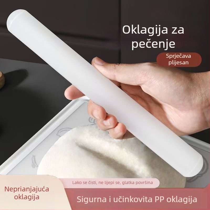 Debljasti neprijanjajući valjak za tijesto, višenamjenski kuhinjski alat za tijesto i knedle, prehrambeni plast