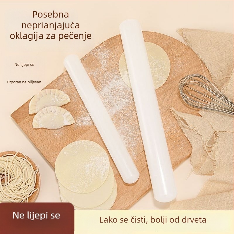 Debljasti neprijanjajući valjak za tijesto, višenamjenski kuhinjski alat za tijesto i knedle, prehrambeni plast