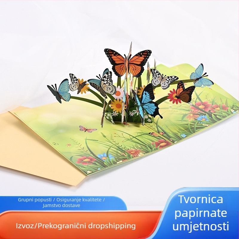 Kreativne 3D čestitke za Dan djeteta uz blagoslove, kreativni kartice za Majčin dan i ručno pisane 3D pozivnice za školu