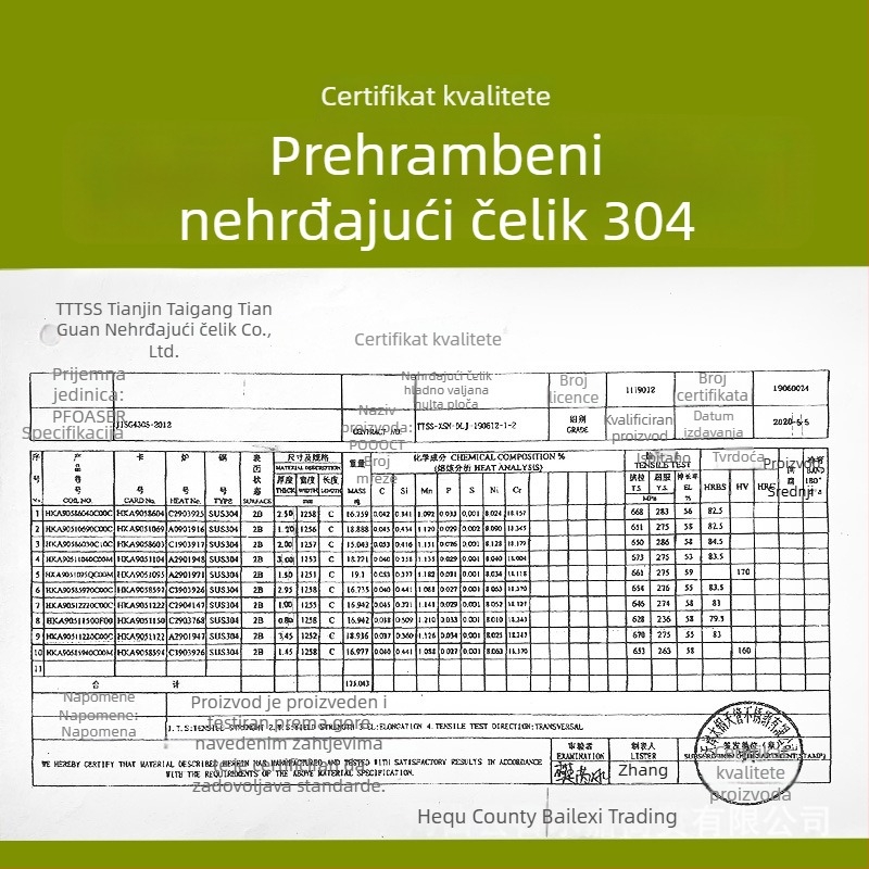 Set alata za pripremu ribe od nehrđajućeg čelika 304, s štapićima za jelo i spatulom za odvajanje