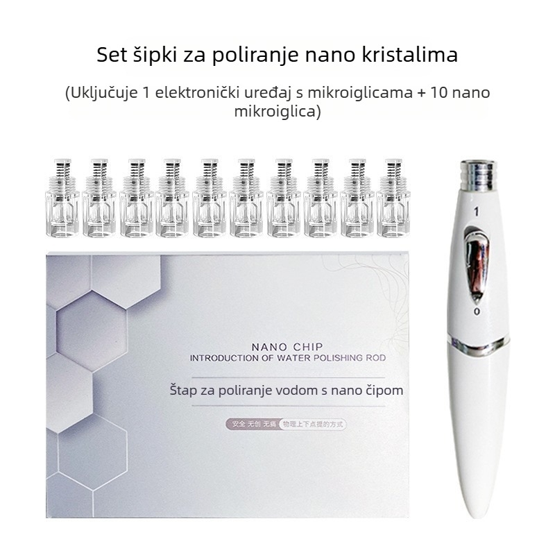 Kućni uređaj s mikroiglicama za lice za infuziju esencije i njege kože uz nano vodenu svjetlost