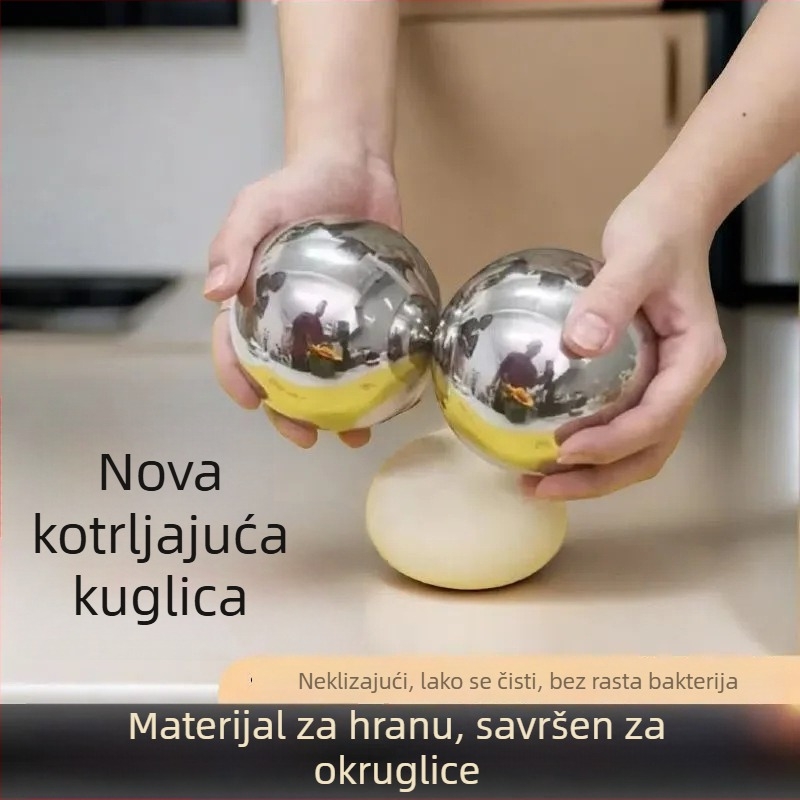 Valjak od nehrđajućeg čelika 316 za tijesto za knedle, novi model, kućna upotreba, višenamjenski alat za tijesto