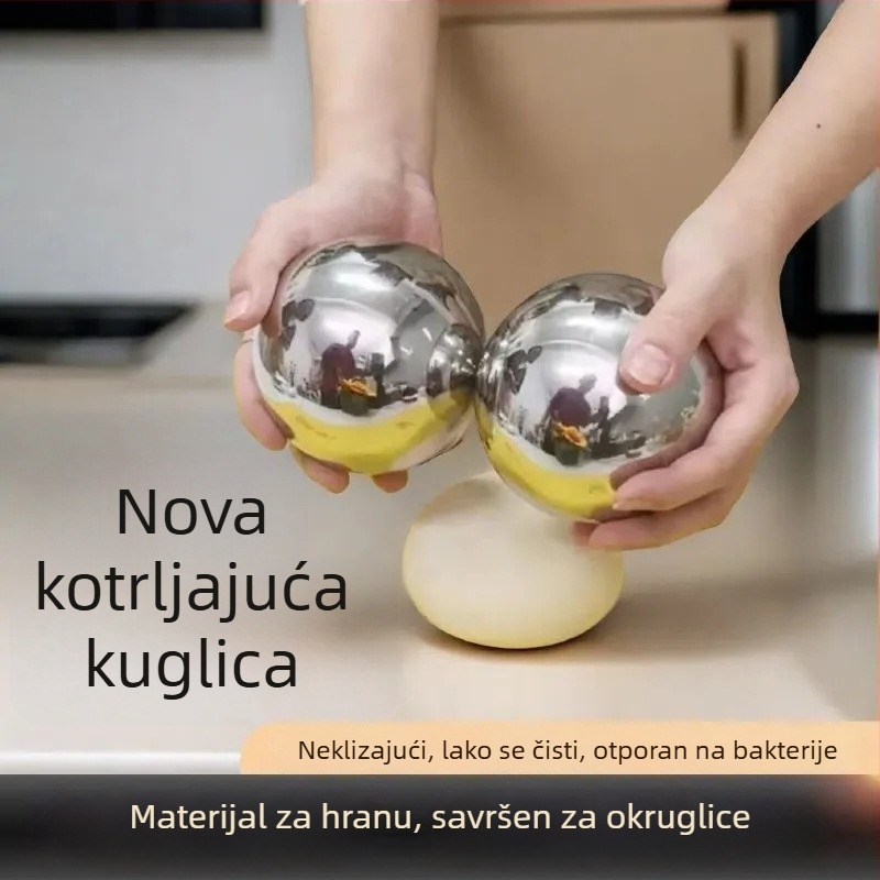 Valjak od nehrđajućeg čelika 316 za tijesto za knedle, novi model, kućna upotreba, višenamjenski alat za tijesto