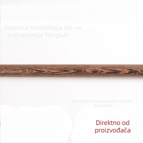 55 cm drveni valjak za tijesto od masivnog drva, ručna izrada, kuhinjski alat za palačinke, prirodni uzorak drveta