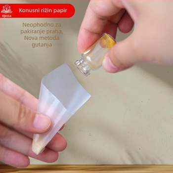 Kutija ljepljivog rižinog papira, oblik cijevi vrećice, 50 kom./kutija, 200 kutija/karton