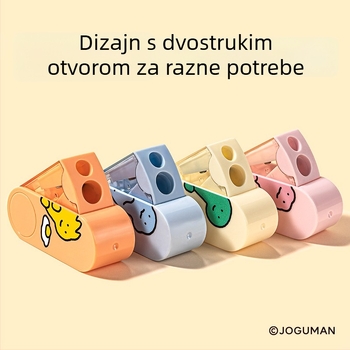 Newsey Ns074-Q Qiaoguman okretni oštrač za olovke s dvije rupe
