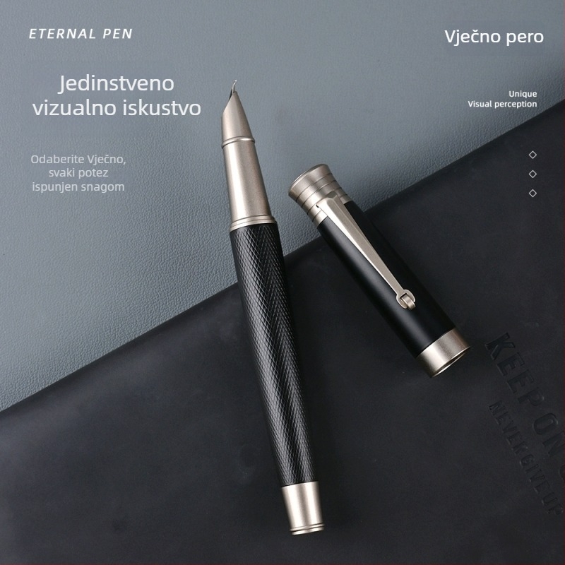 Profesionalno kaligrafsko metalno pero za poslovnu i uredsku upotrebu uz mogućnost prilagodbe logotipa