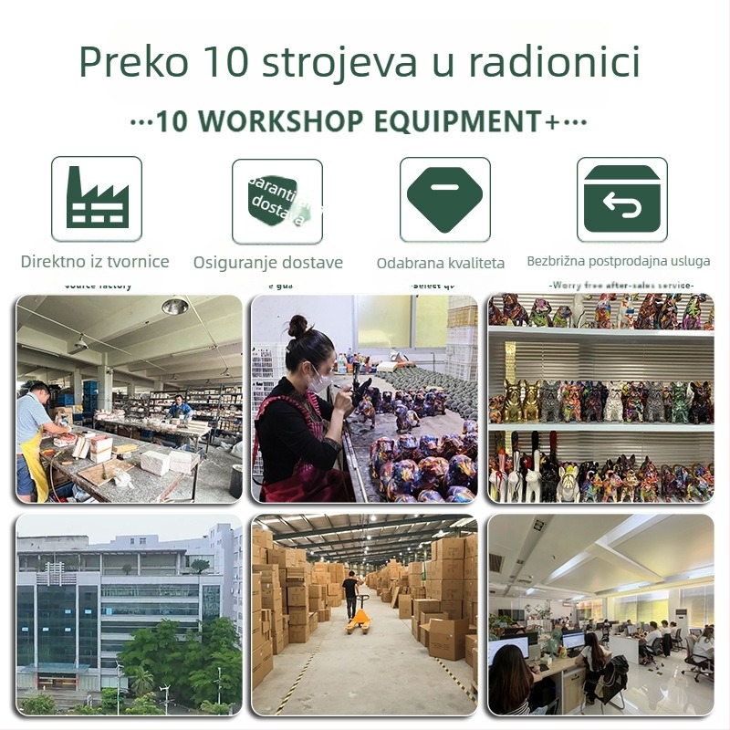 Skandinavska kreativna mačka grafiti figurica od smole za kućnu dekoraciju, dnevni boravak