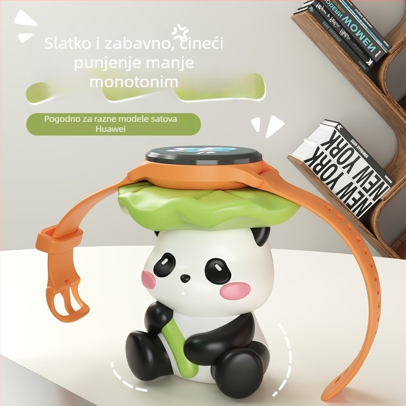 Slatki crtani panda – stojak za punjenje sata, držač noćnog ormarića i stola, mali ukrasni dar za rođendan