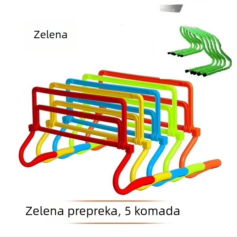 Prilagodljivi kućni okvir za trening s preprekama — za nogomet, košarku i atletiku (mali okvir za prepreke)