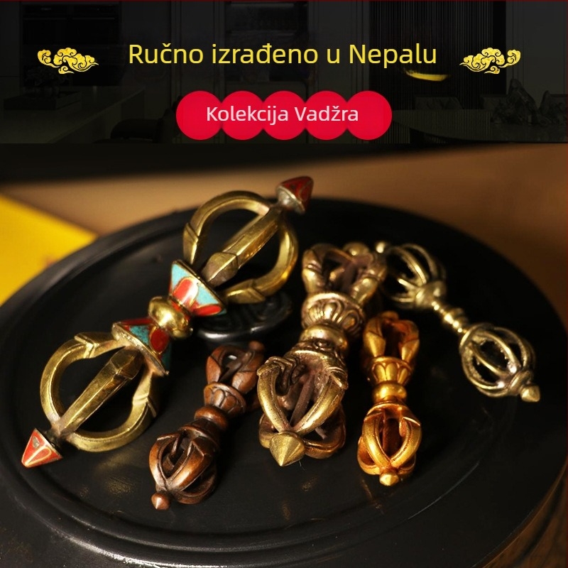 Petokraka vajra, veliki ručno izrađeni dekorativni predmet