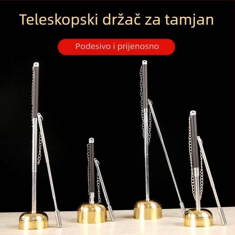 Bakrena ručna zvončica za budističke rituale, pjevanje i recitiranje