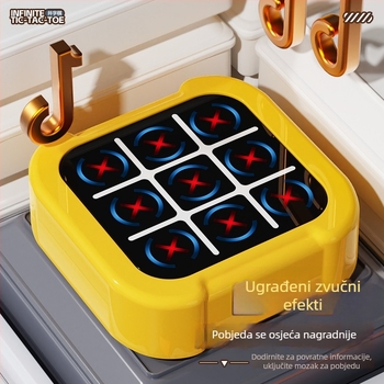 Inteligentna elektronička igra Tic-Tac-Toe 4-u-1, edukativna stolna igra za djecu