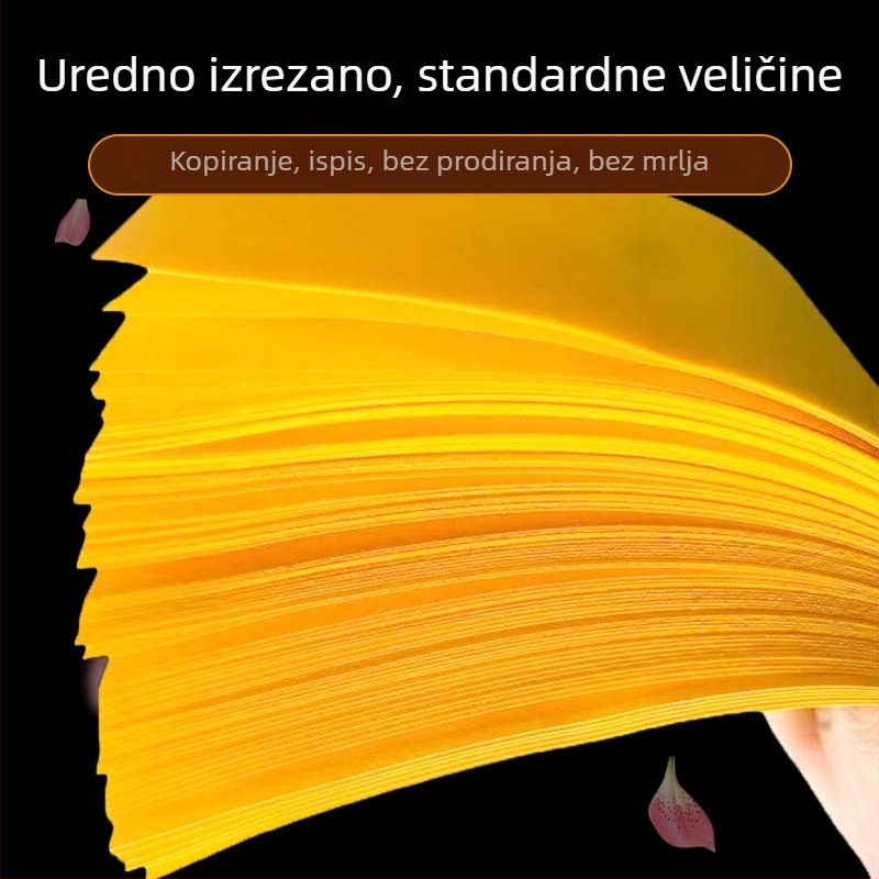 Žuti papir talismana za taoističko pisanje, debeli, tiskljiv, ne razmazuje