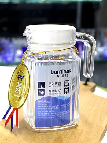 Staklena čajnik za hladnu vodu, mala kapaciteta, otporna na visoke temperature, kućna priprema čaja, mini bočica s ledenim uzorkom
