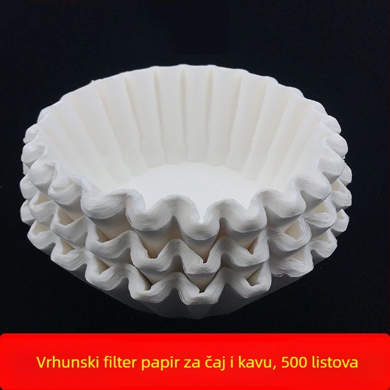 Američkog stila jednokratni filter papir za aparat za kafu i kuhanje čajeva – ručno izrađeno, visoke kvalitete
