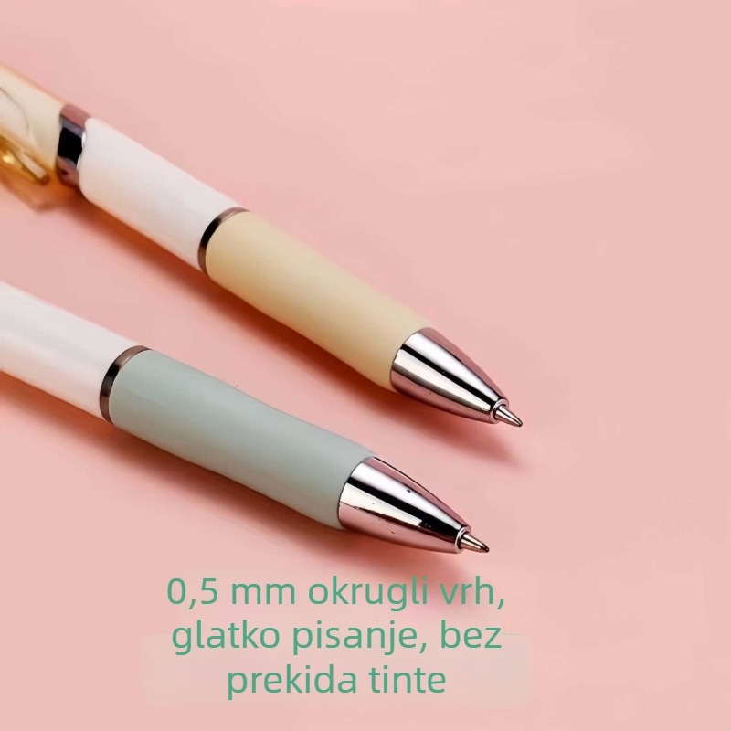 Gumbom aktivirano gel pero K35, karbonsko, 0,5 mm, višebojno, za učenike, potpisivanje na konferencijama i uredski pribor