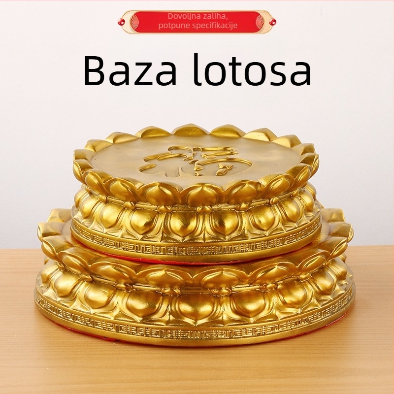 Mesingana lotus podstavec za kip Guanyin Bodisatva – podignuta baza budističkih skulptura