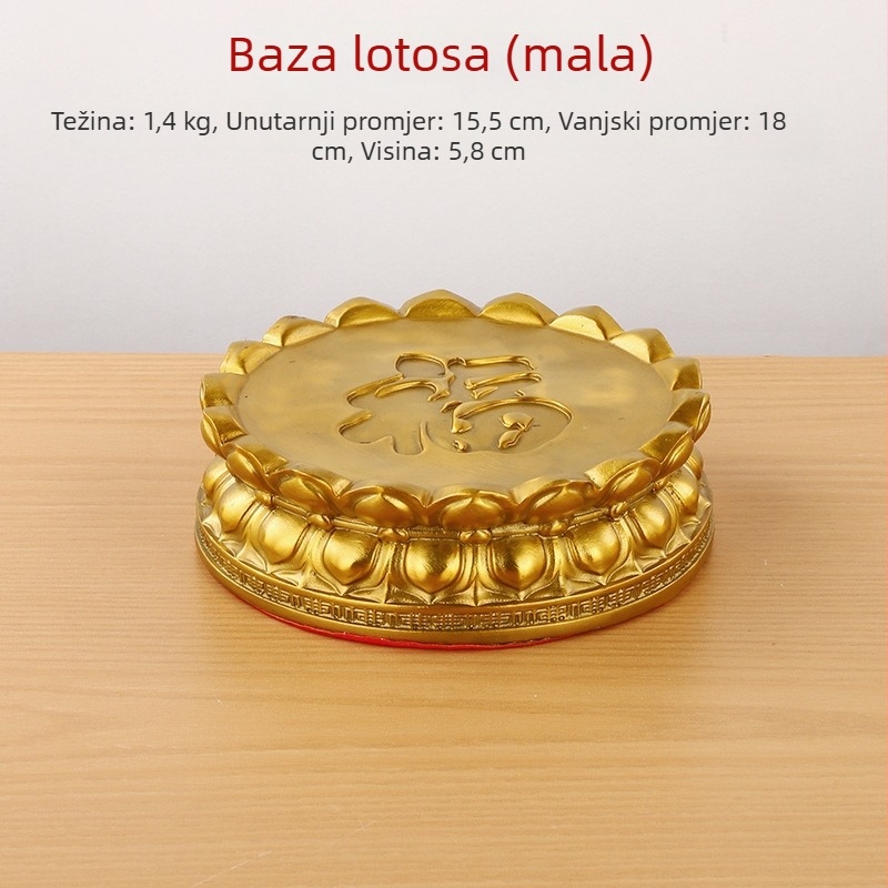 Mesingana lotus podstavec za kip Guanyin Bodisatva – podignuta baza budističkih skulptura