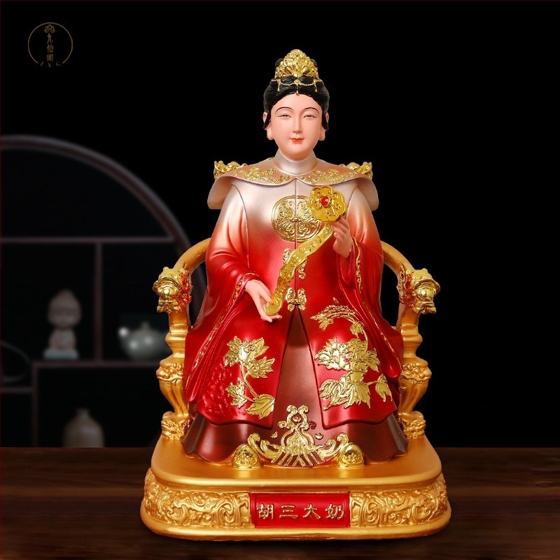 Buddha statua za kućnu dekoraciju, 16 inča (38 cm), bakrena boje smola s vlaknastim staklom