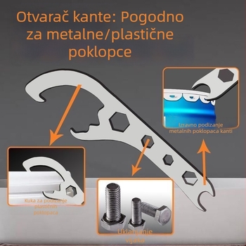 Alat za otvaranje poklopca bačve ulja i dizanje bačve