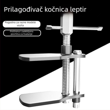 Alat za vraćanje klipa disk kočnice, demontaža i zamjena pločica, podešavanje ključa i separatori