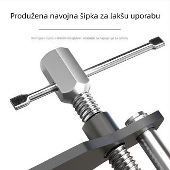 Alat za vraćanje klipa disk kočnice, demontaža i zamjena pločica, podešavanje ključa i separatori