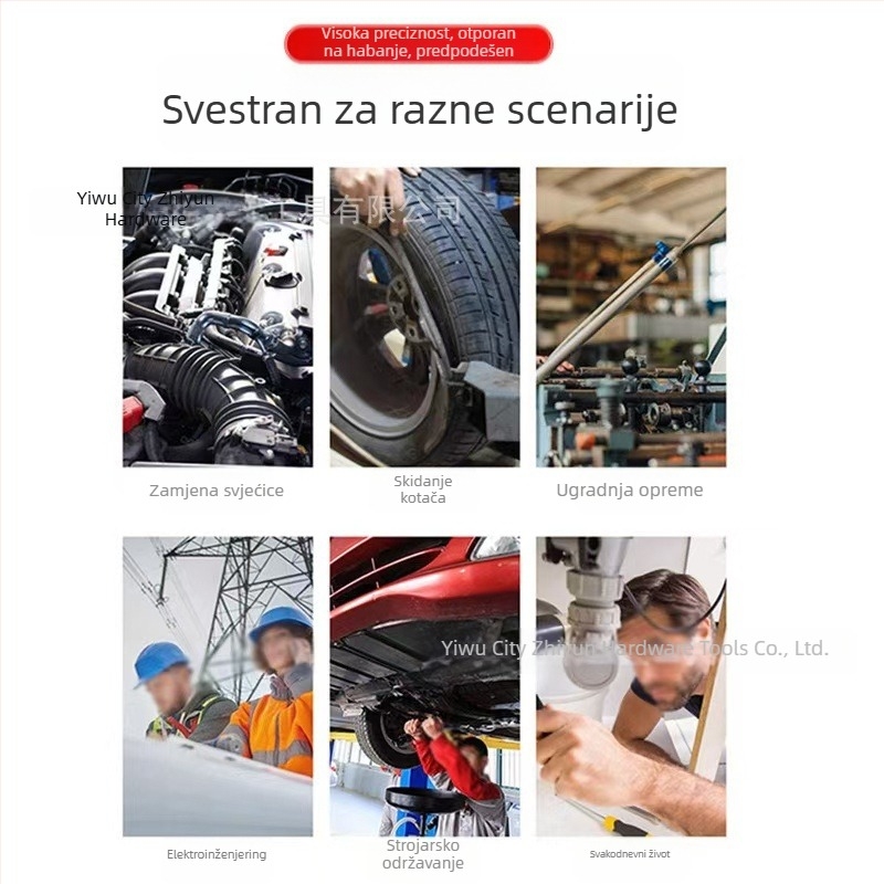 Moment ključ za auto gume 28-210N, s glavom s kljunom