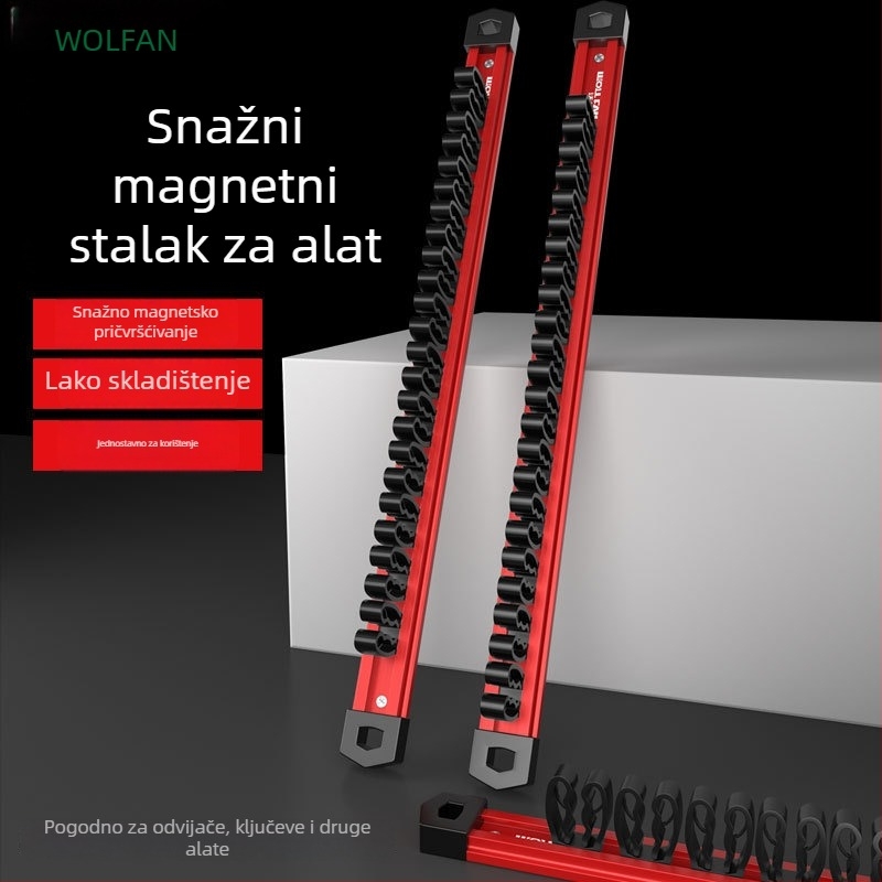 Aluminijski magnetski organizator alata – za odvijače, kliješta i ključe