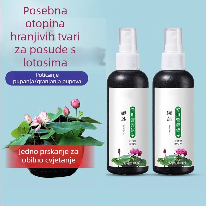 Hranjivi rastvor za lotos i vodeni ljiljan — vodotopivo gnojivo za hidroponiku i uzgoj u tlu, potiče klijanje, rast korijena i cvjetanje