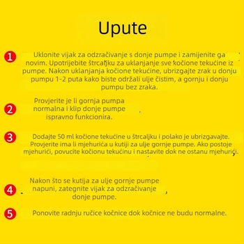 Set alata za odvzračivanje i održavanje diskih kočnica električnog motocikla: šprice za dopunu tekućine, cijev za ulje i pumpa za uklanjanje zraka
