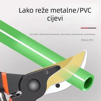 SK5 škare za vrt podrezivanje s nehrđajućim čelnikom, za voćna stabla i debele grane