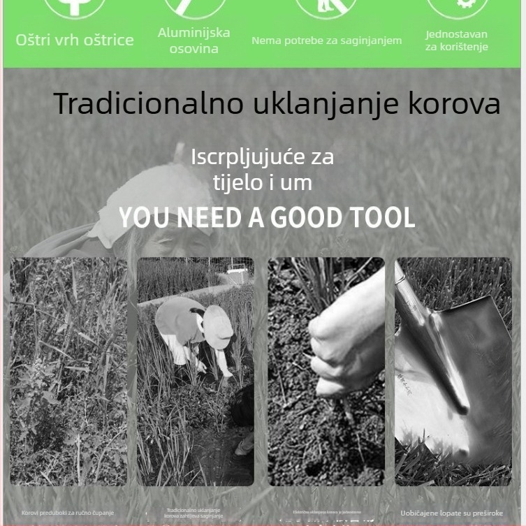 Ručni alat za uklanjanje korova i kopanje povrća – plastični vrtni alat, Yili Hardware