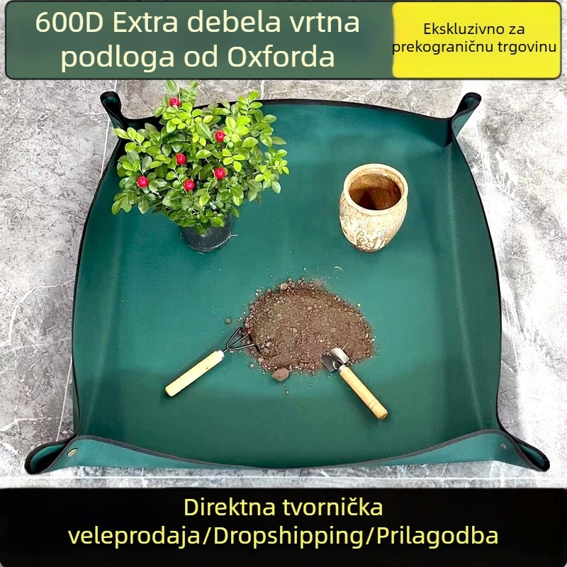 Podloga za presađivanje sukulenata i podloga za vrtne radove, 600D Oxford tkanina, podloga za vrtne alate za kućnu upotrebu