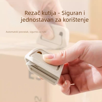 Magnetski keramički otvarač kutija, prijenosni nož za otvaranje ambalaže s automatskim vraćanjem oštrice