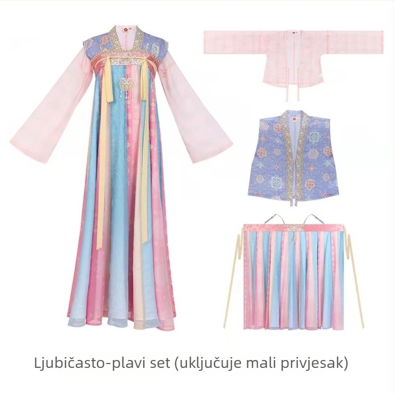 2026 proljetno-ljetni novi odrasli Hanfu Ruqun set, izvezeni pojas, kineski stil