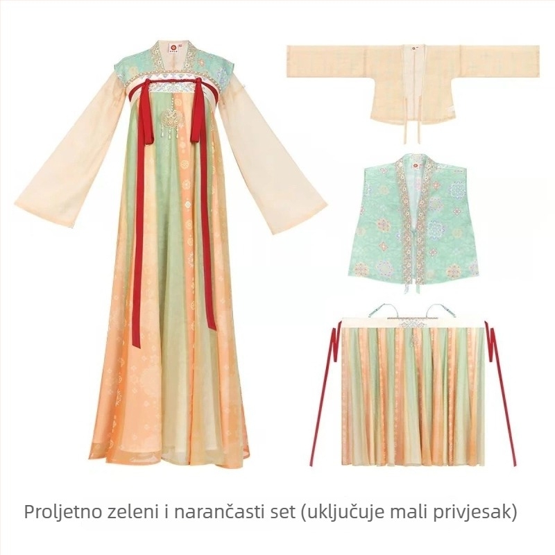 2026 proljetno-ljetni novi odrasli Hanfu Ruqun set, izvezeni pojas, kineski stil