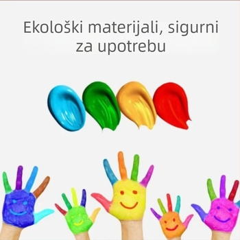 Akvarelene boje 60 ml, perive boje za djecu, DIY slikanje gouache set od 12 boja