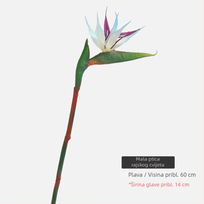Umjetno cvijeće Bird of Paradise za uređenje doma, saksije, vjenčani buketi, grančice Strelitzia