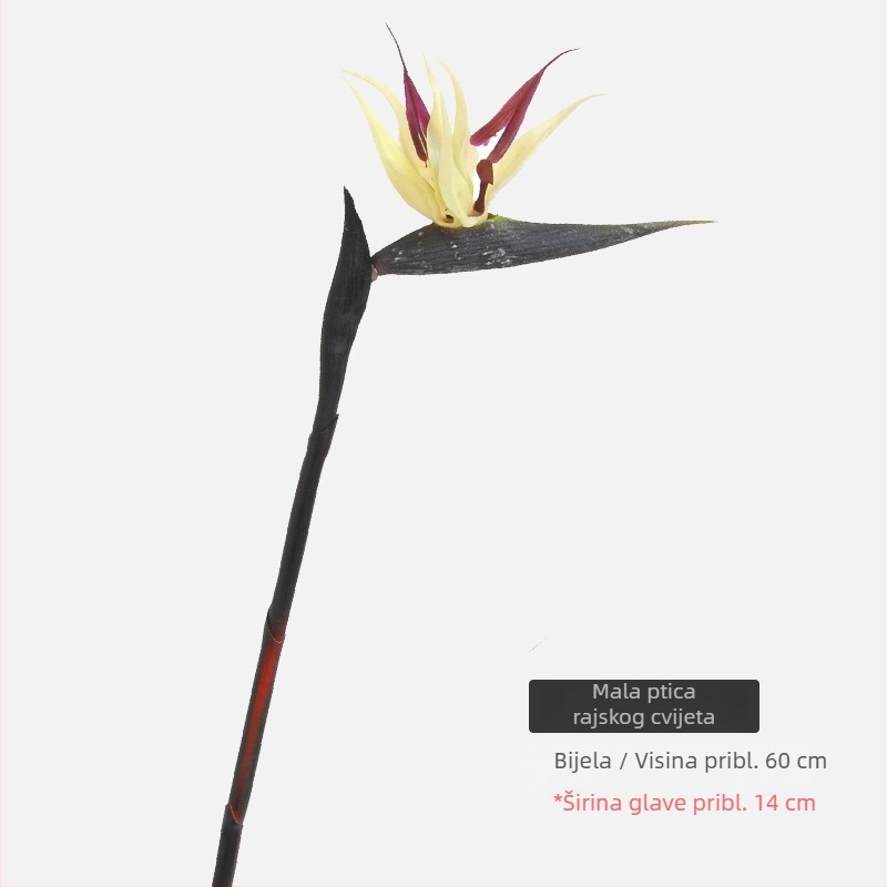 Umjetno cvijeće Bird of Paradise za uređenje doma, saksije, vjenčani buketi, grančice Strelitzia