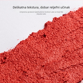 Set materijala za slikanje s teksturom kvarcnog pijeska za uljnu sliku - čisti bijeli sitni pijesak 80