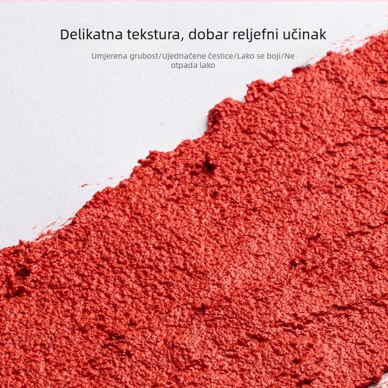 Set materijala za slikanje s teksturom kvarcnog pijeska za uljnu sliku - čisti bijeli sitni pijesak 80