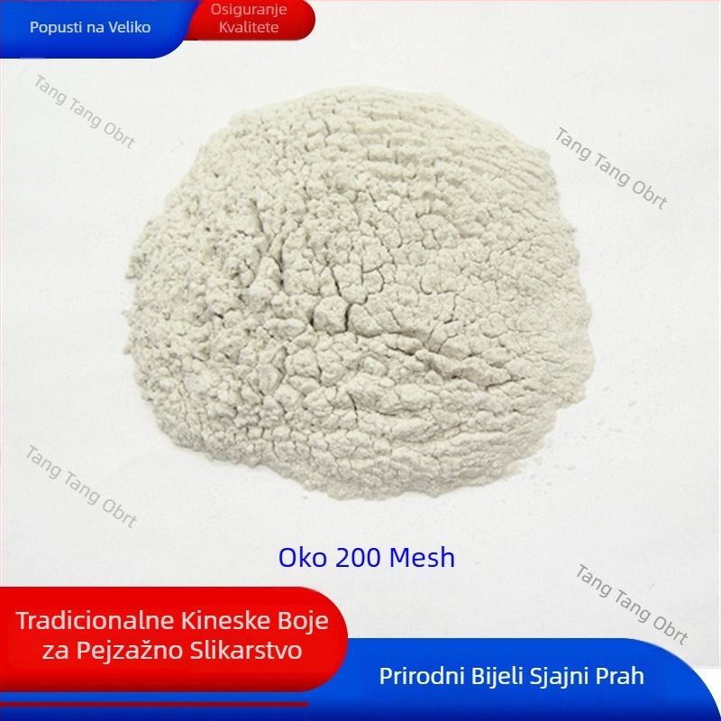 Prirodni muskovitni pigment za tradicionalno kinesko slikanje – mineralni prah rude s reflektirajućim sjajem